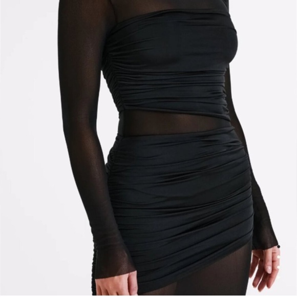 Meshki Kate Mesh and Nylon Maxi Dress - Picture 5 of 6